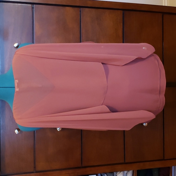 WHBM Convertible Layered Blouse Camisole in Cinnamon / Tank / Shell; Size XXS - Picture 7 of 16